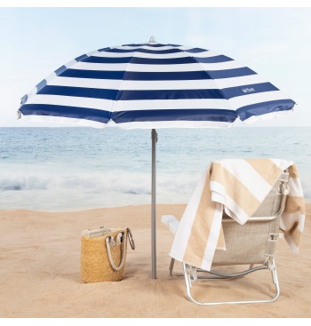 Parapluie de plage 8 tiges 180 cm Parapluie de plage avec... 2