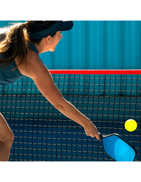 Filet de pickleball portable 370 x 81 x 91 cm avec sac de transport