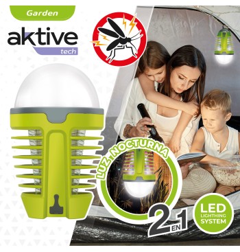 Lampe anti-moustique UV avec veilleuse LED 2