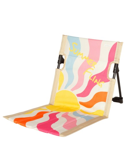 Tapis de plage pliable et inclinable Summer Fling 40x40x40 cm