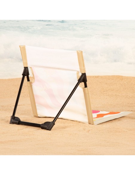 Tapis de plage pliable et inclinable Summer Fling 40x40x40 cm