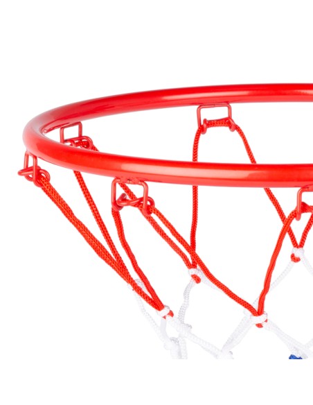 Panier de basket mural de 32 cm avec ballon et pompe