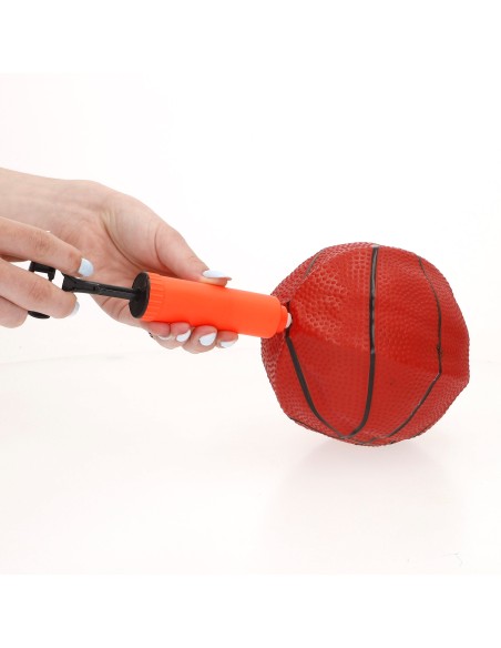 Panier de basket mural de 32 cm avec ballon et pompe