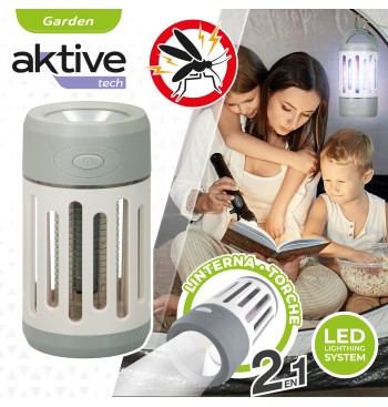 Lampe anti-moustique UV avec lampe de poche LED 2