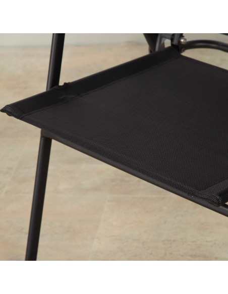 Ensemble table et 2 chaises de jardin pliantes