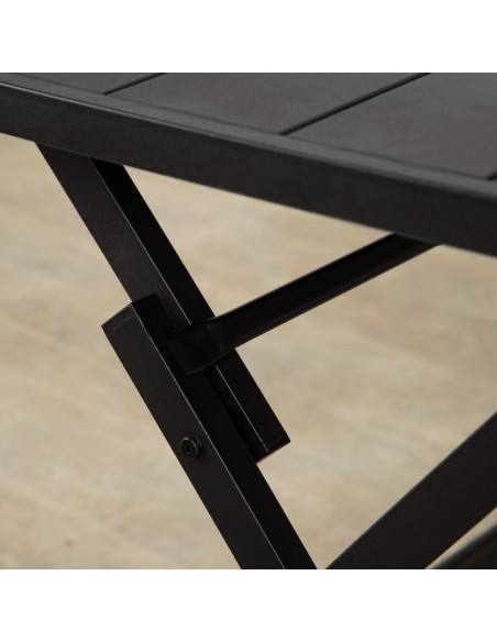Ensemble table et 2 chaises de jardin pliantes