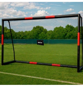 But de football 300x120x200 cm avec protection et piquets 2