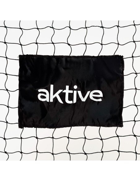 But de football 300x120x200 cm avec protection et piquets