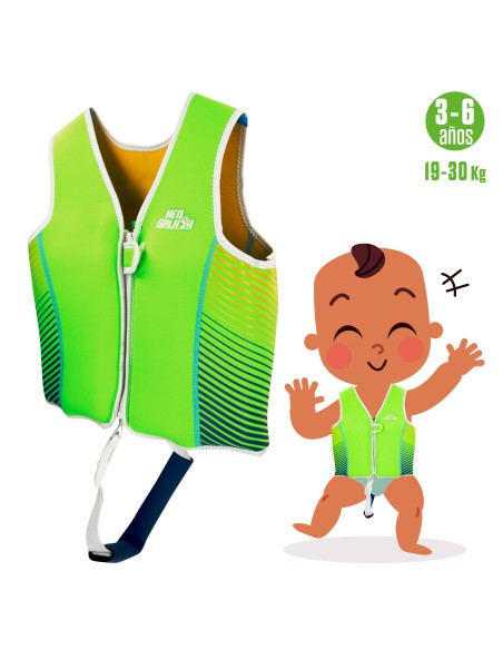 Gilet de sauvetage réglable pour enfant de 19 à 30 kg