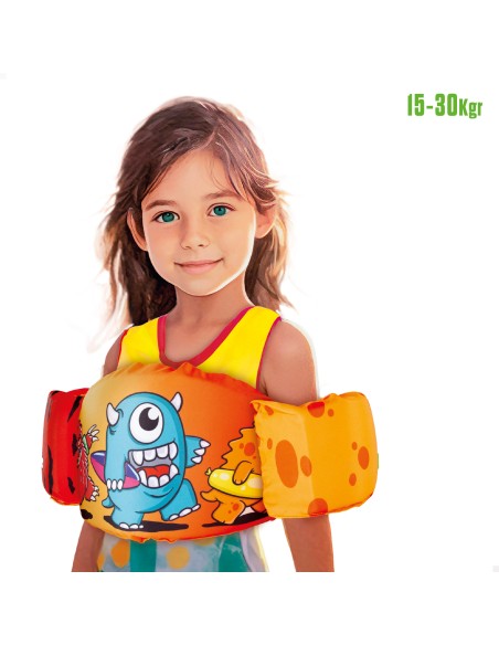 Gilet de sauvetage enfant Monsters 15-30 kg réglable