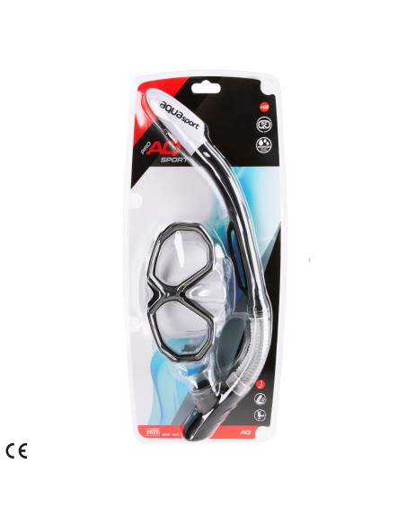 Ensemble de lunettes de plongée pour adultes avec tube