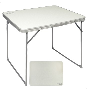 Table pliante de camping blanche