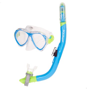 Ensemble de lunettes de plongée et tuba pour enfants avec...