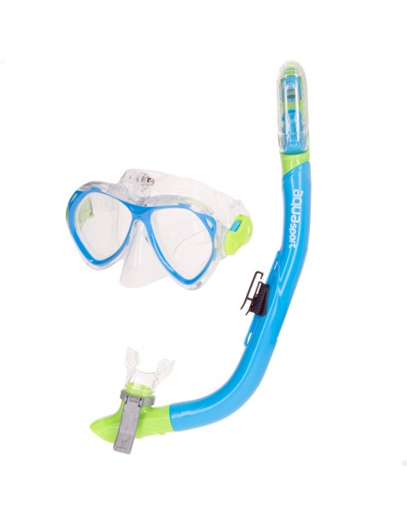 Ensemble de lunettes de plongée et tuba pour enfants avec support pour caméra