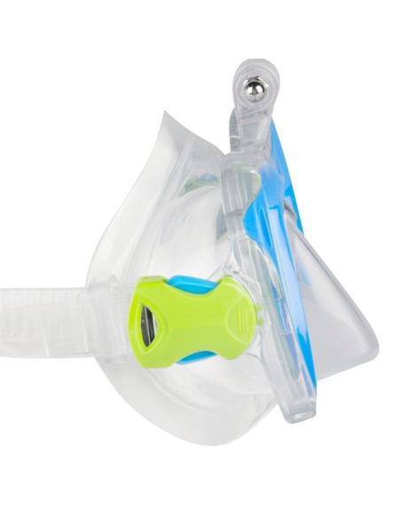 Ensemble de lunettes de plongée et tuba pour enfants avec support pour caméra