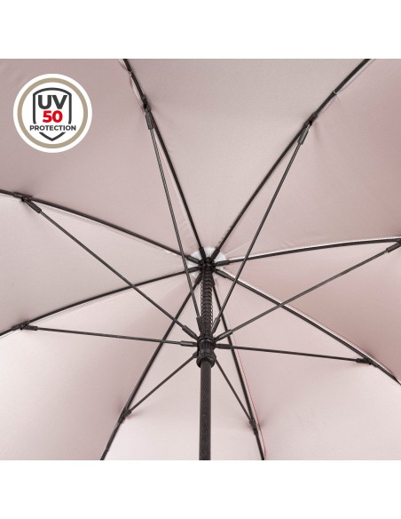 Parasol parapluie 8 baleines 150 cm rouge