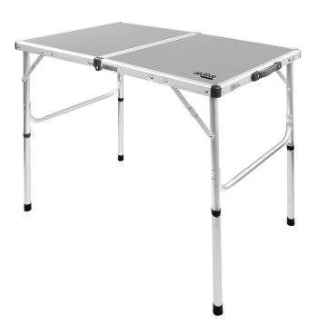 Table de camping pliante adaptable en 2 hauteurs