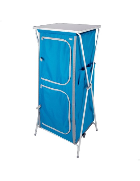 Armoire de camping pliante en tissu à 4 niveaux