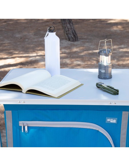 Armoire de camping pliante en tissu à 4 niveaux