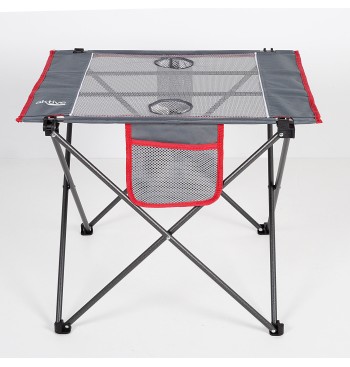 Table de camping pliante avec sous-verres et poche 2