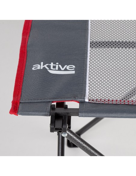 Table de camping pliante avec sous-verres et poche