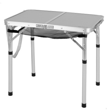 Mesa plegable camping maletín antideslizante beige con...
