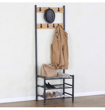 Max Home Porte-manteaux et porte-chaussures d'entrée en... 2