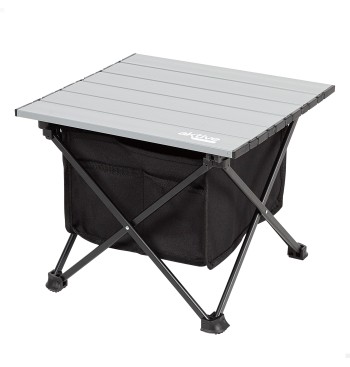 Table d'appoint de camping pliante avec sac de rangement...