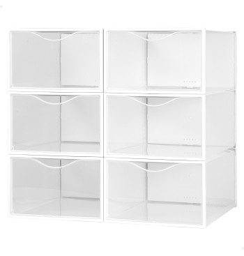 Max Home Pack : lot de 6 boîtes à chaussures...