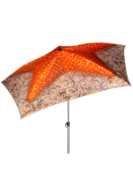 Parapluie de plage à 5 baleines 180 cm étoile de mer