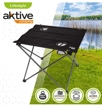 Table pliante en textile pour le camping 2