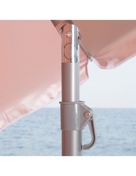 Parapluie de plage 8 tiges 180 cm corail
