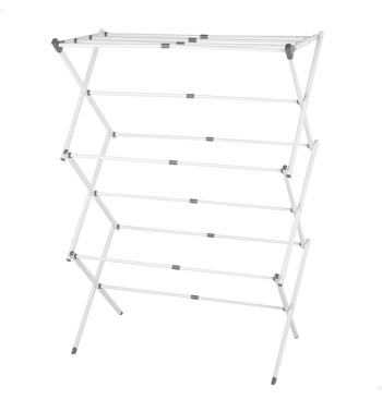 Étendoir à linge pliable Max Home, 3 hauteurs, 40-75 x 37...