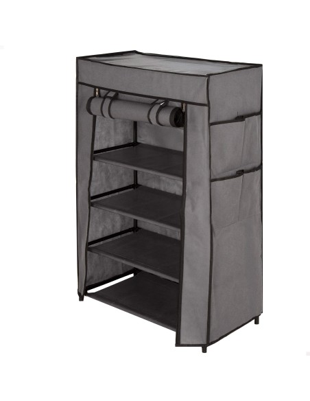 Max Home : armoire à chaussures en tissu, 5 étagères, 60 x 30 x 90 cm, avec poches latérales