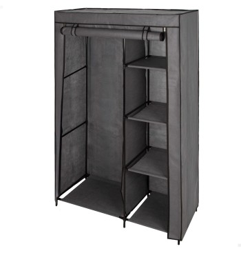 Max Home Armoire en tissu, 4 étagères, 1 tringle, 105 x...