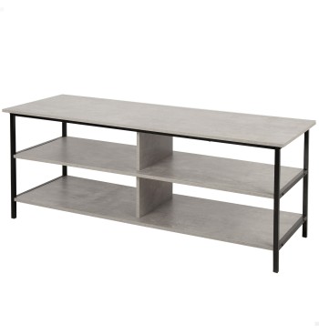 Max Home : Meuble TV effet béton, 5 étagères, 110 x 40 x...