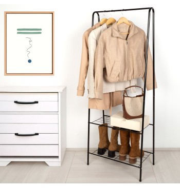 Max Home porte-vêtements fixe Burro  60x35x151 cm avec... 2