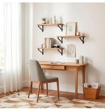 Ensemble Max Home : 3 étagères murales en bois de... 2