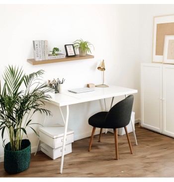 Max Home Étagère murale en bois 100 x 23 x 4 cm 2