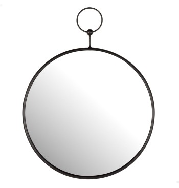 Max Home : miroir mural rond D35 avec cadre et fixation...