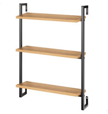 Max Home : étagère murale en bois à 3 tablettes, 40 x 12...