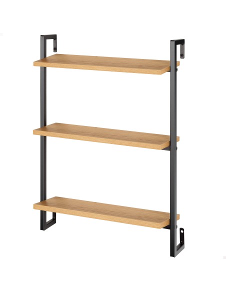 Max Home : étagère murale en bois à 3 tablettes, 40 x 12 x 55 cm