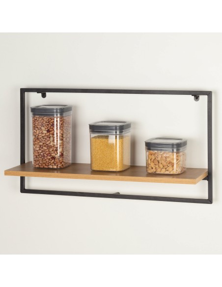 Max Home Étagère murale en bois à 1 tablette 65 x 20 x 35 cm