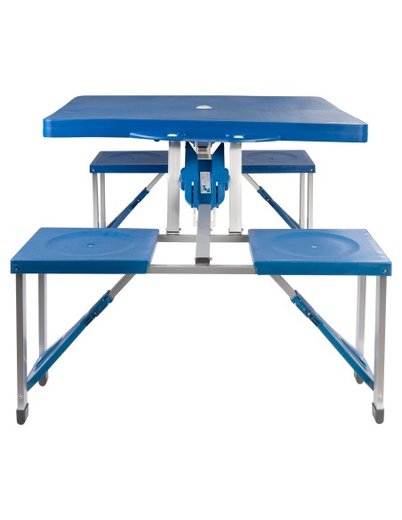 Table pliante avec 4 tabourets