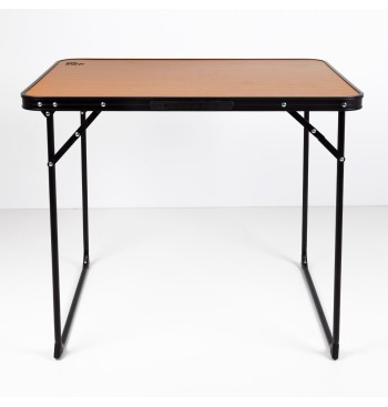 Table de camping pliante en bambou 2