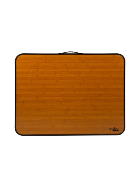 Table de camping pliante en bambou