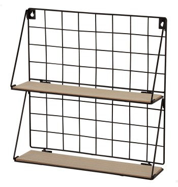 Max Home Étagère murale en bois à 2 tablettes 40 x 11 x...
