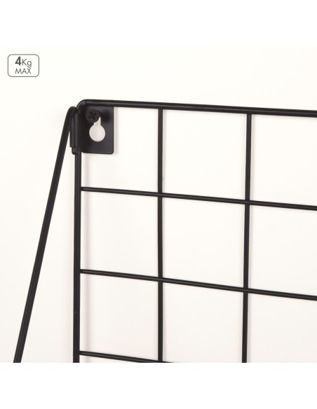 Max Home Étagère murale en bois à 2 tablettes 40 x 11 x 41 cm