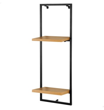 Max Home Étagère murale en bois, 2 tablettes, 25 x 20 x...