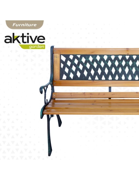 Banc de jardin en bois de fer 2 personnes
